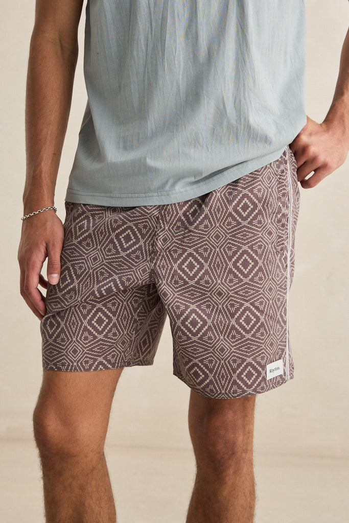 Rhythm Mens Shorts Mosaic Heritage Beach Short
