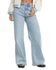 Billabong Womens Pants Free Fall Flare Denim