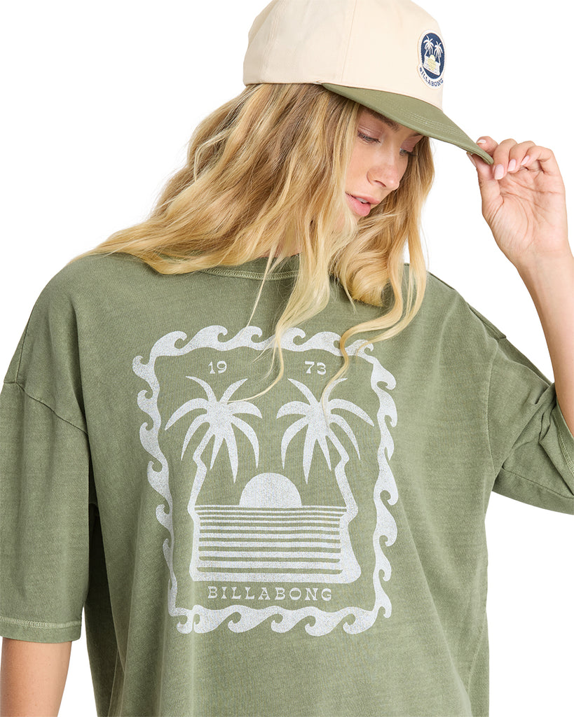 Billabong Womens Shirt Wave Stamp