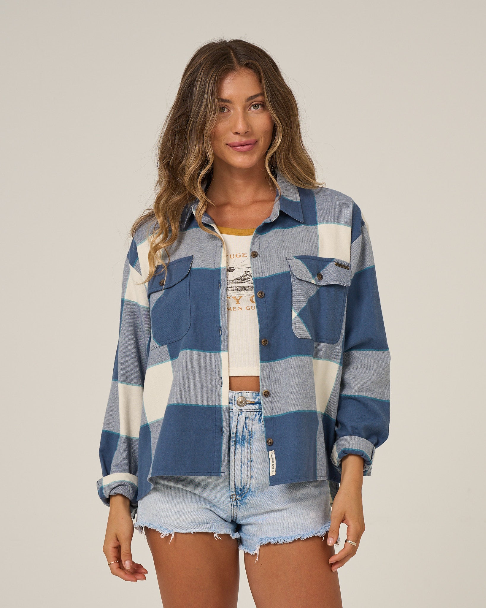 Salty Crew Womens Shirt Nomad Flannel