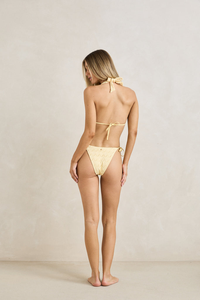 Rhythm Womens Bikini Bottoms Gigi Tie Side Hi Cut