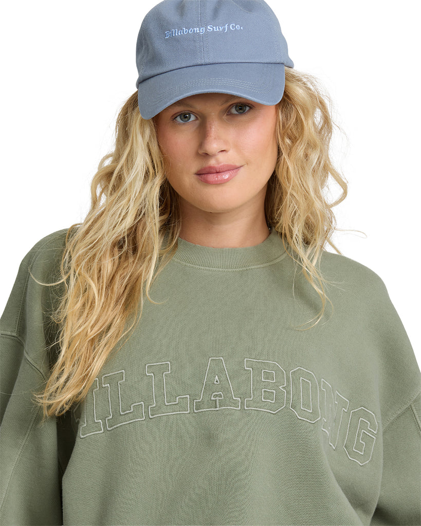 Billabong Womens Sweatshirt Vibes Kendal Crew Fleece
