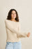 Rhythm Womens Shirt Essential Long Sleeve Knit Top
