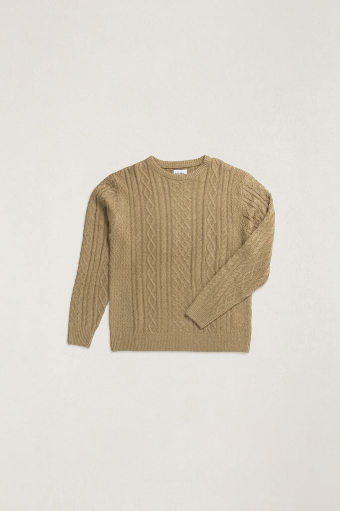 Rhythm Mens Sweater Mohair Fishermans Knit