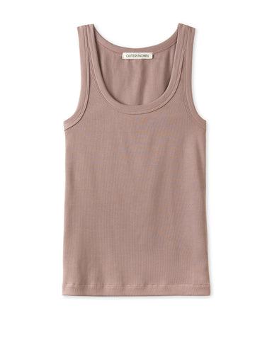 Outerknown Womens Tank Top Sojourn Ribbed