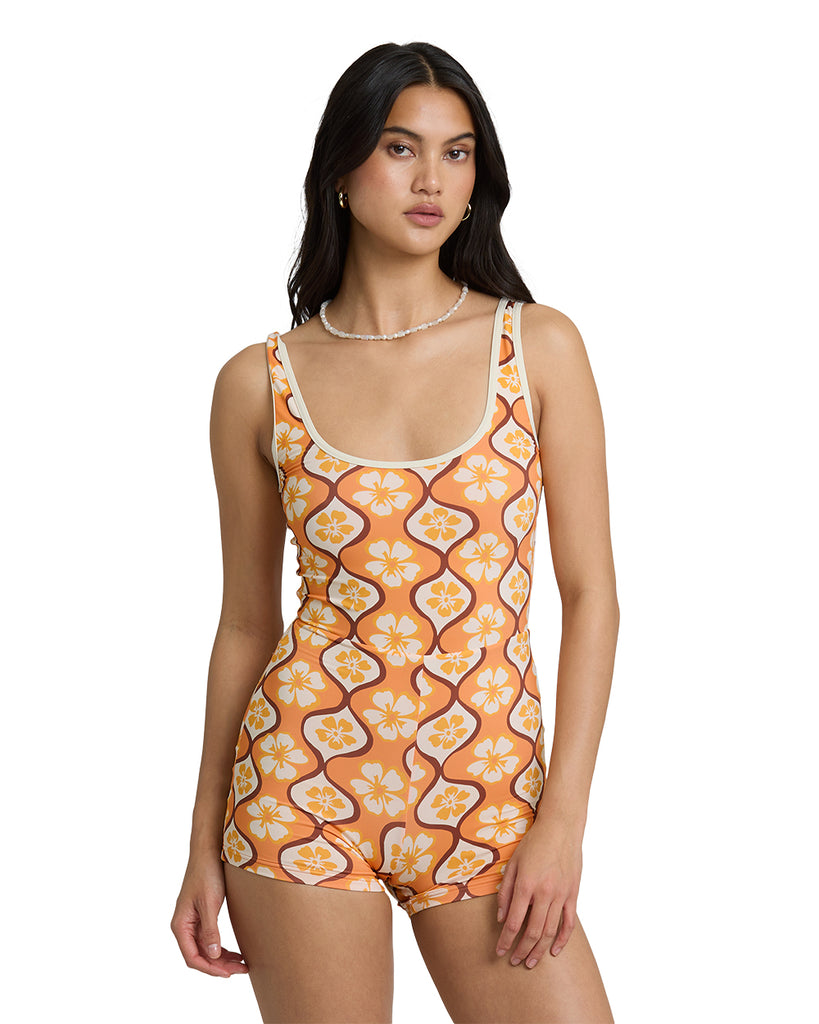 Billabong Womens Swimsuit Sol Groove Retro Surf Suit