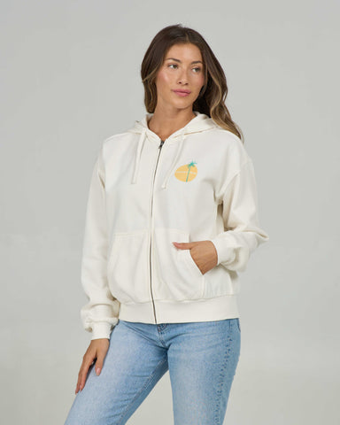 Salty Crew Womens Sweatshirt Simplicity Zip Hoody