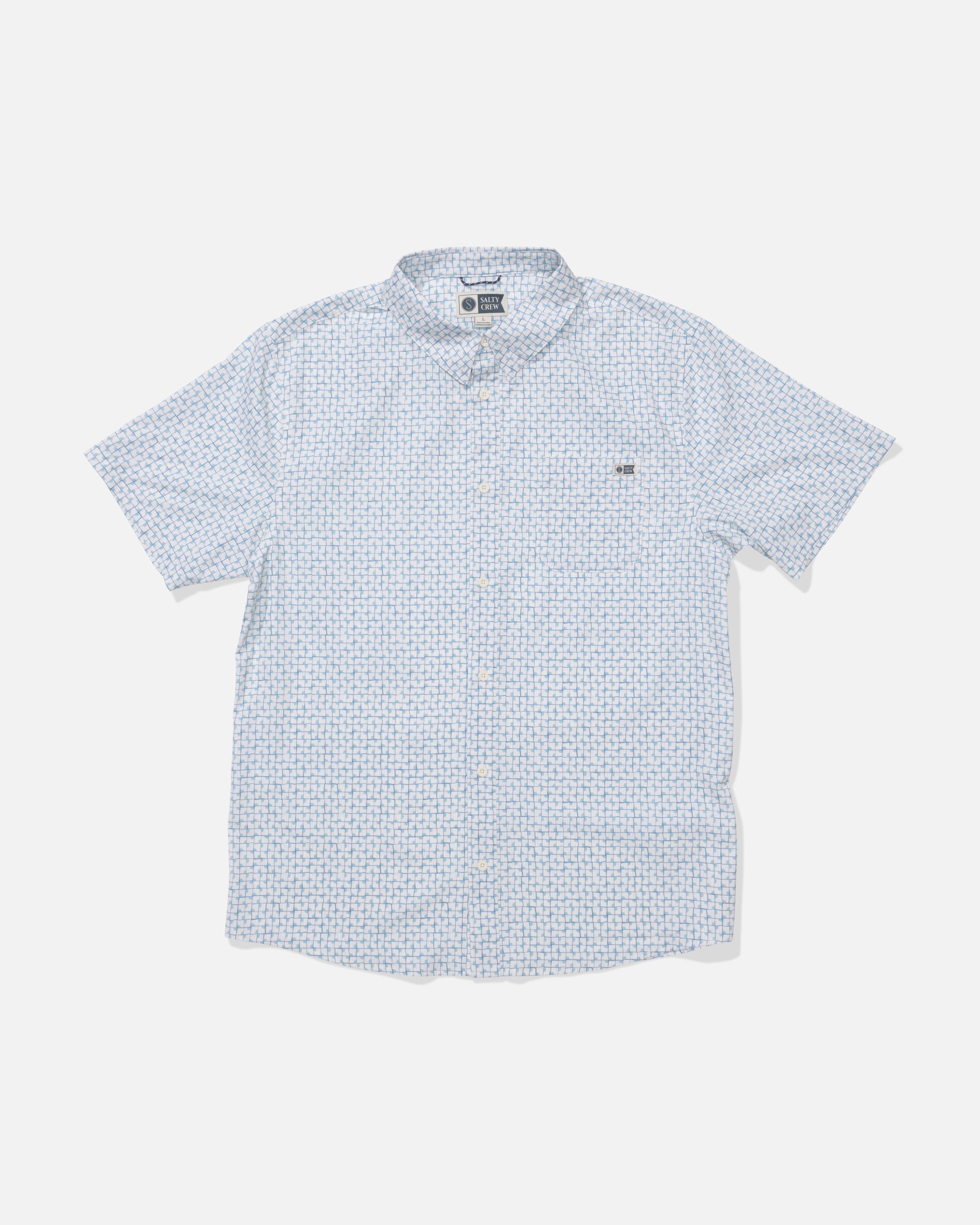 Salty Crew Mens Woven Breezer Perforated