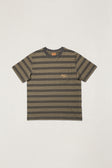 Rhythm Mens Shirt Vintage Jacquard Stripe