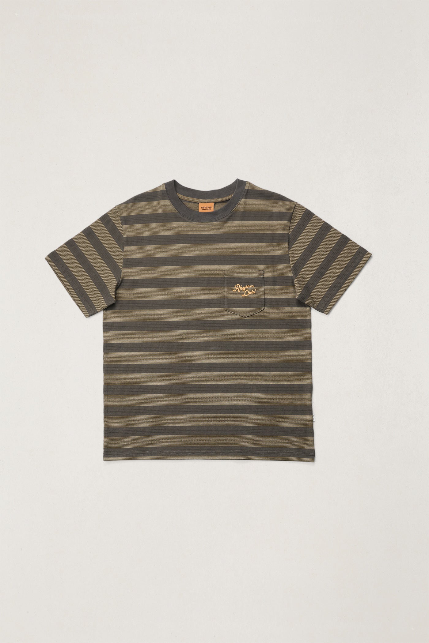 Rhythm Mens Shirt Vintage Jacquard Stripe