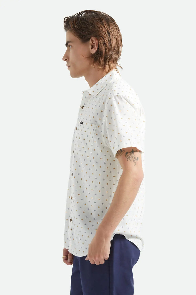 Brixton Mens Woven Charter Print