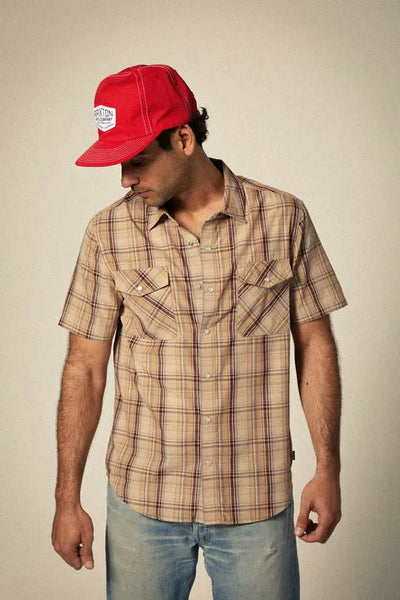 Brixton Mens Woven Wayne Western