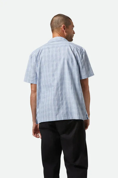 Brixton Mens Woven CRU Oxford Plaid