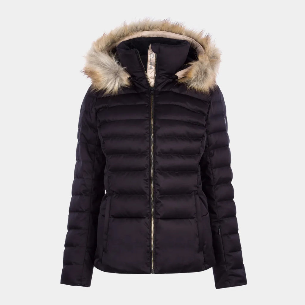 Fera Womens Snow Jacket Julia Luxe Parka w/ Faux Fur