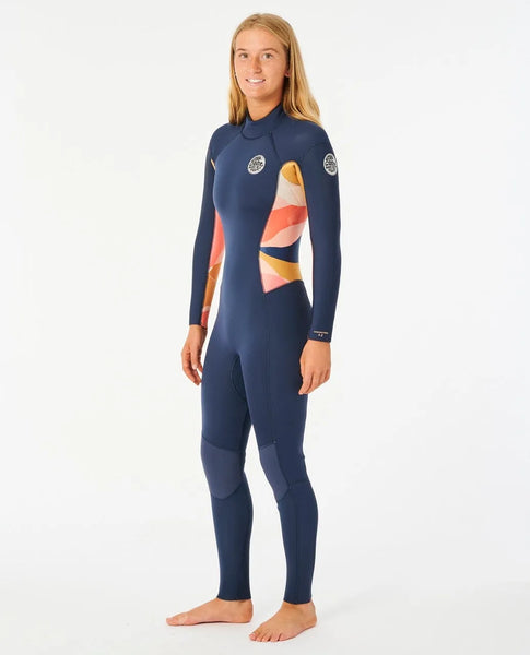 Rip Curl Womens Wetsuits Dawn Patrol 3/2 Back Zip Fullsuit