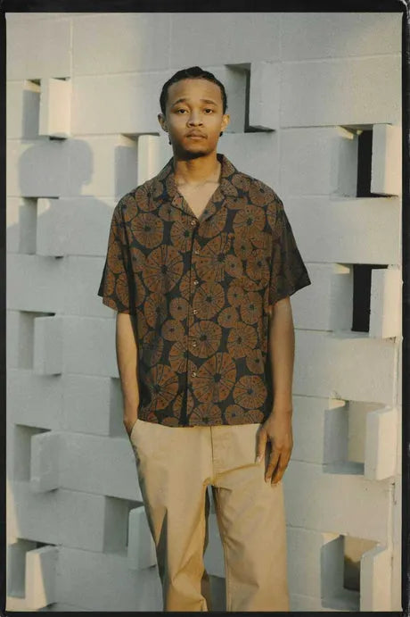 Brixton Mens Woven Bunker Slub