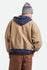Brixton Mens Jacket Canvas Hooded Bomber