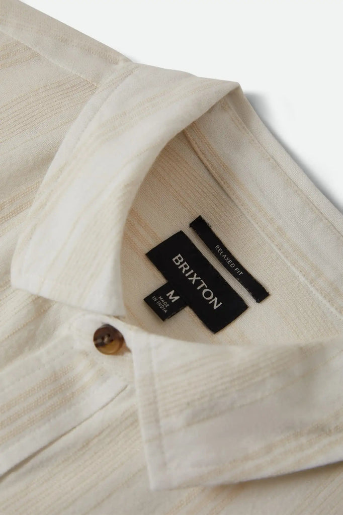 Brixton Mens Woven Cru Stripped Dobby
