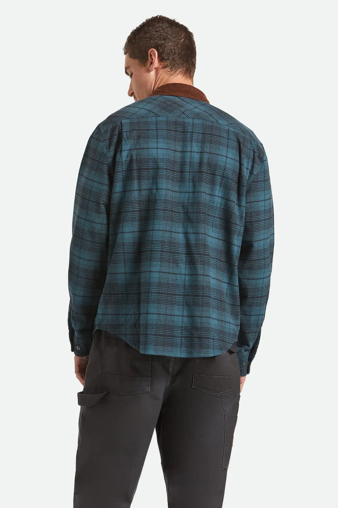 Brixton Mens Shirt Builders Bowery Performance Flannel