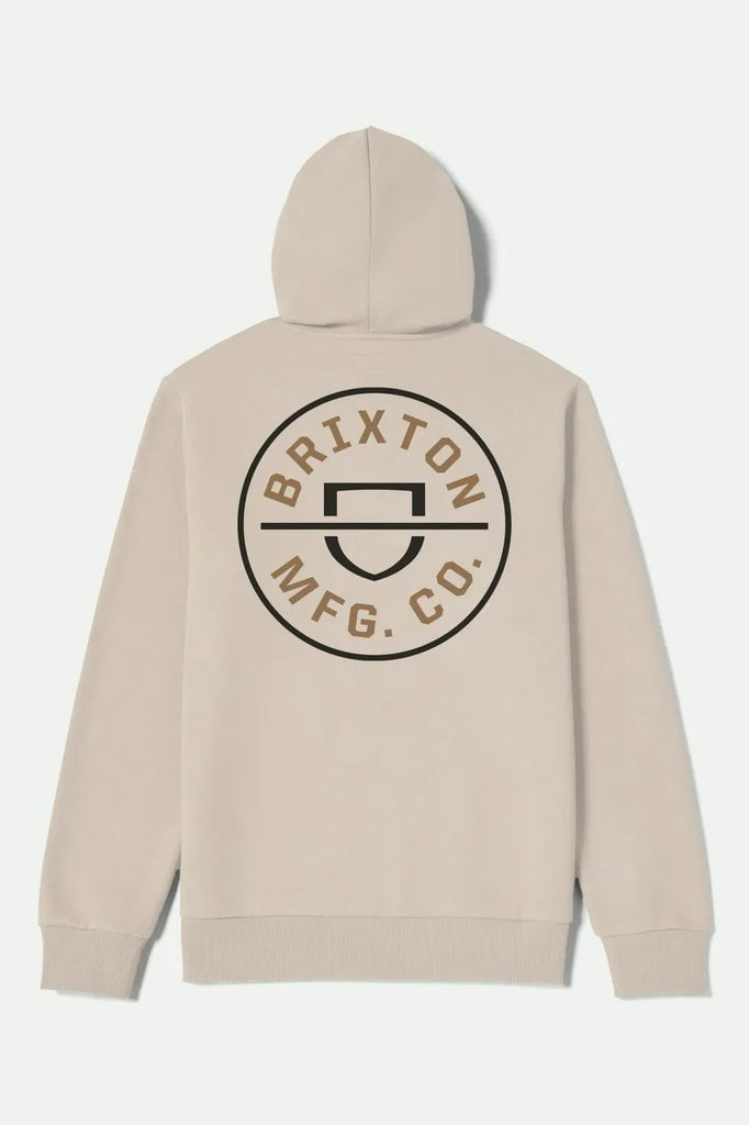 Brixton Mens Sweatshirt Crest Hoodie