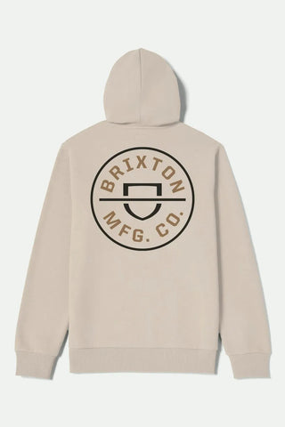 Brixton Mens Sweatshirt Crest Hoodie
