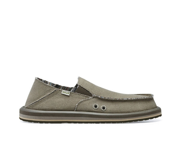 Sanuk Mens Shoes Vagabond ST Hemp