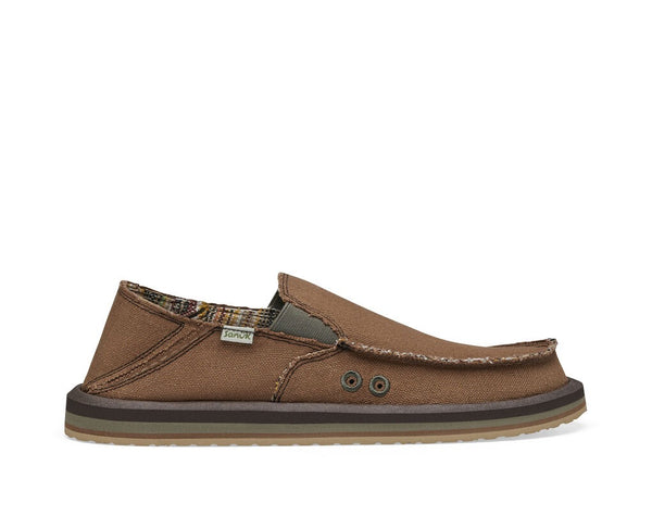 Sanuk Mens Shoes Vagabond ST Hemp