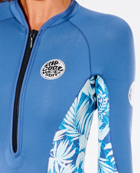 Rip Curl Womens Wetsuit Sun Rays G-Bomb Long Sleeve High Cut Springsuit