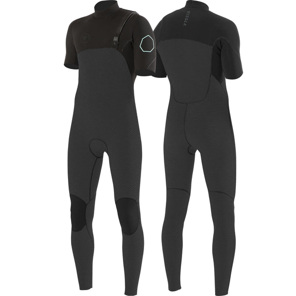 Vissla Mens Full Suit High Seas 2-2mm SS Full Chest Zip