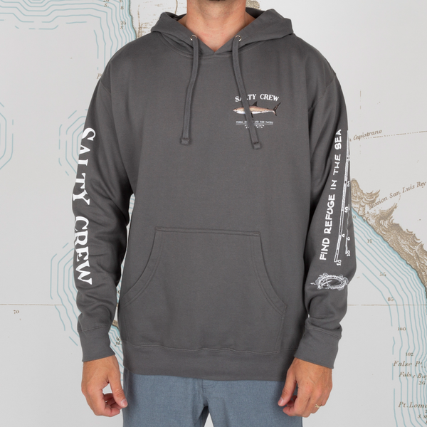 Salty Crew Mens Sweatshirt Bruce Hood Fleece