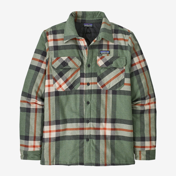 Patagonia Mens Shirt Insulated Organic Cotton Midweight Fjord Flannel