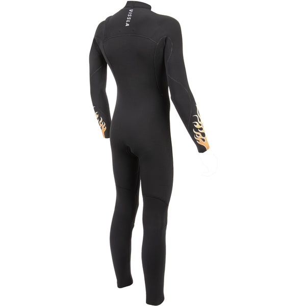 Vissla Boys Wetsuits High Seas Boys Fire 4-3 Full Chest Zip
