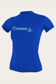 Oneill Womens Rashguard Basic Skins SS Crew