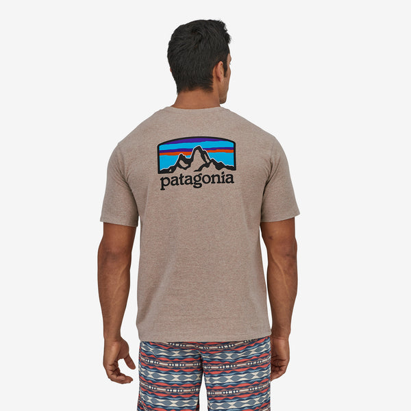 Patagonia Mens Shirt Fitz Roy Horizons Responsibili-Tee