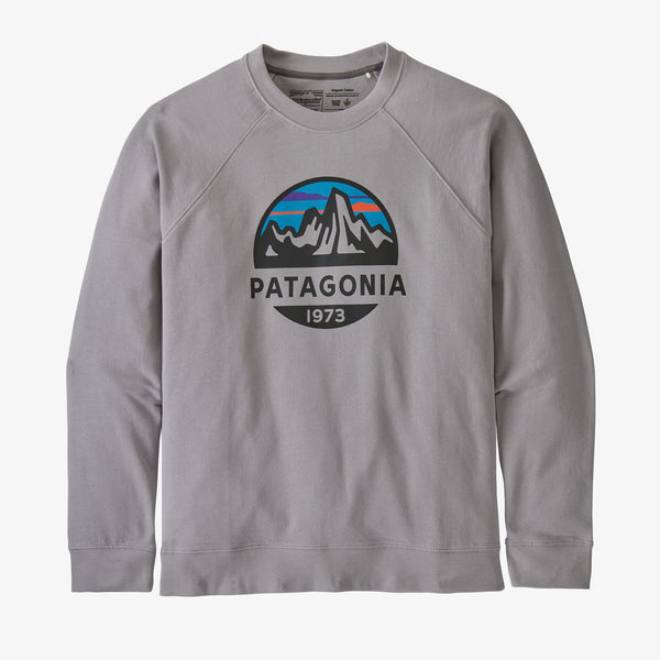 Patagonia Mens Sweatshirt Fitz Roy Scope Organic Cotton Crew