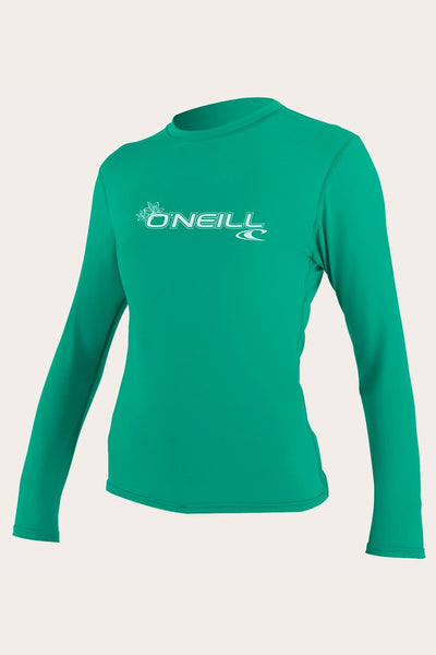 Oneill Womens Rashguard Basic Skins LS Rash Tee