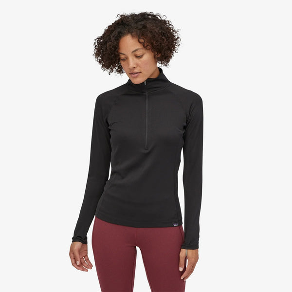 Patagonia Womens Snow Base Layers Capilene Midweight Zip-Neck