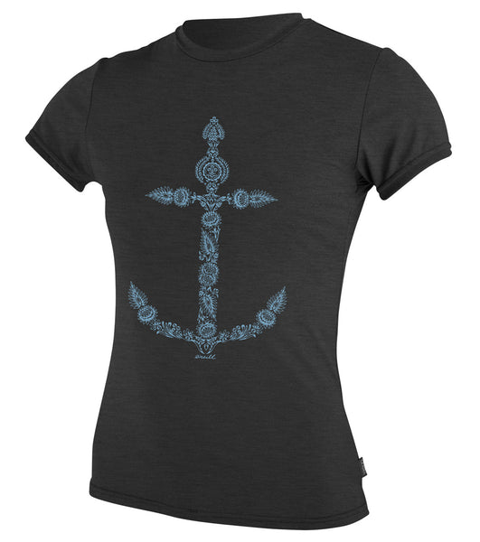 Oneill Girls Rashguard Hybrid SS Surf Tee