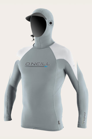 Oneill Mens Rashguard Skins O'zone Long Sleeve Hooded