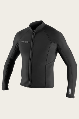 Oneill Mens Wetsuit Reactor II 1.5mm Front Zip Long Sleeve Jacket