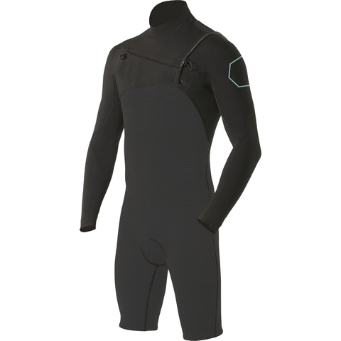 Vissla Mens Spring Wetsuit High Seas 2-2mm LS Spring Chest-Zip