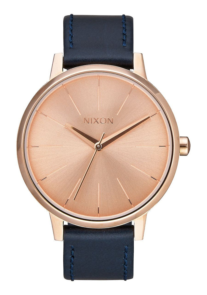 Nixon Orologio Uomo Time Teller Leather: Analogico Al Quarzo, Cinturino In Pelle, Cassa 37mm, Impermeabile 10ATM
