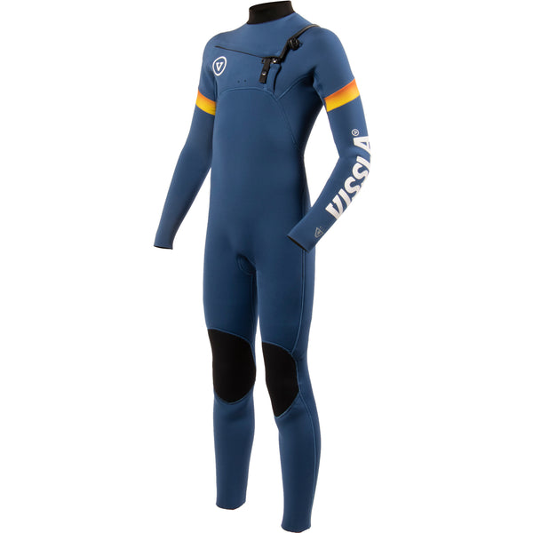 Vissla Boys Wetsuits Seven Seas Raditude 4-3 Full Chest Zip