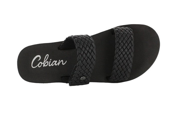 Cobian Womens Sandals Braided Bounce Slide