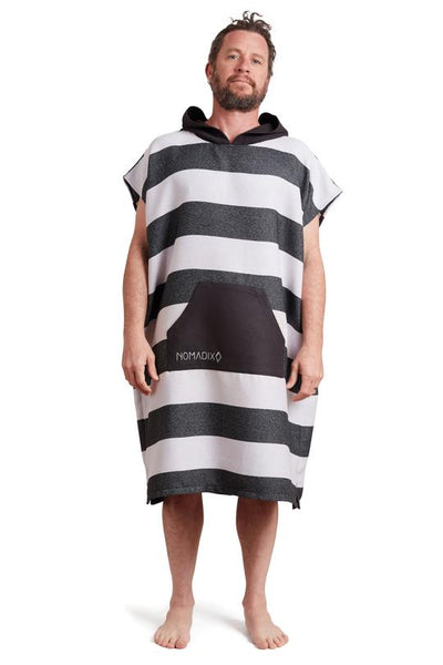 Nomadix Towel Stripes Noll Black Changing Poncho