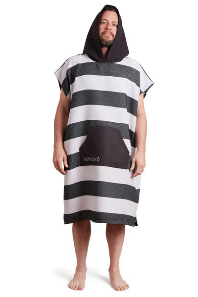 Nomadix Towel Stripes Noll Black Changing Poncho