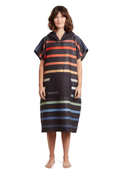 Nomadix Towel Pinstripes Multi Changing Poncho