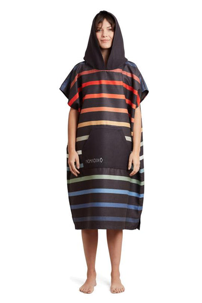 Nomadix Towel Pinstripes Multi Changing Poncho