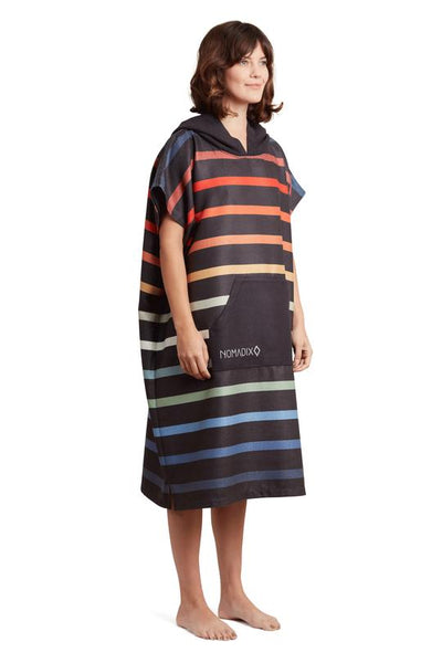 Nomadix Towel Pinstripes Multi Changing Poncho