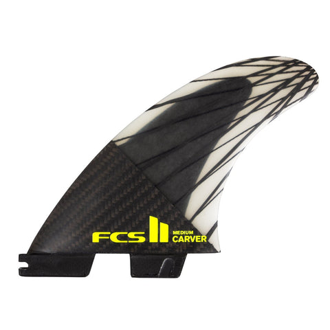 FCS Surfboard Fins FCS II Carver PC Carbon Tri Fins